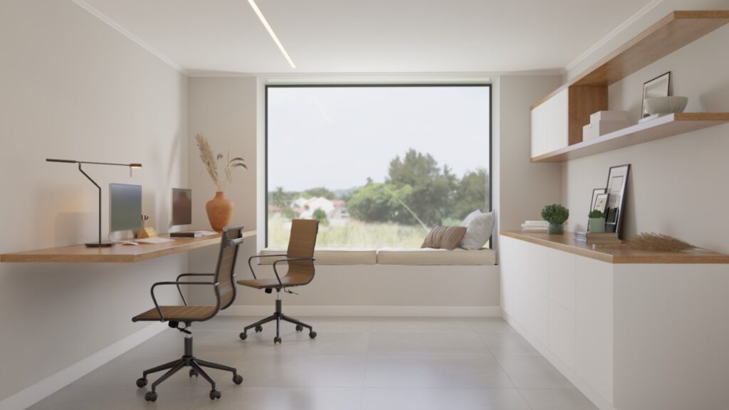 Manhattan Black Diretor em sala fazendo home office